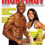 First American Fitness Model To Grace This Cover In The Philippines- Iron-Pinoy Bodybuilding Magazine Cover- Feb 2010