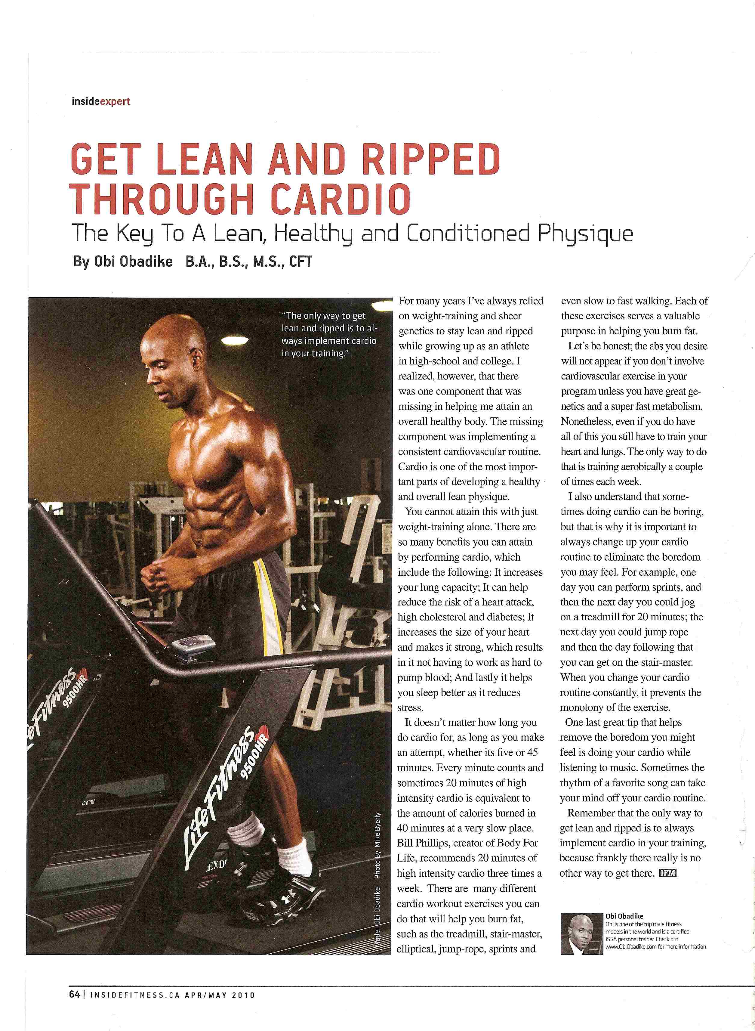 Inside Fitness Feature- April/May of 2010 Inside Fitness Feature- April/May of 2010-